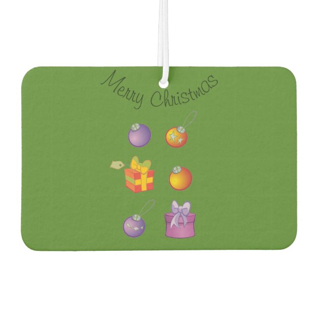 Ambientador Fresheneradores de Aire de Navidad de Feliz (Anverso)