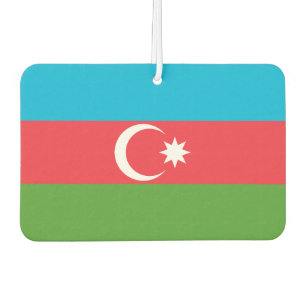 Ambientador Fresheneras al aire libre con bandera de Azerbaiyá