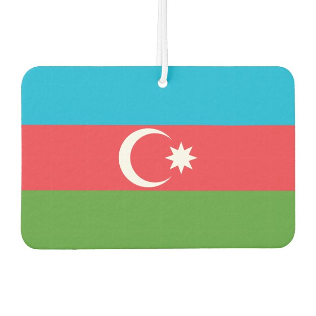 Ambientador Fresheneras al aire libre con bandera de Azerbaiyá (Anverso)