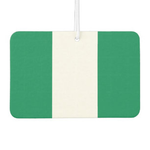 Ambientador Fresheneras al aire libre con bandera de Nigeria