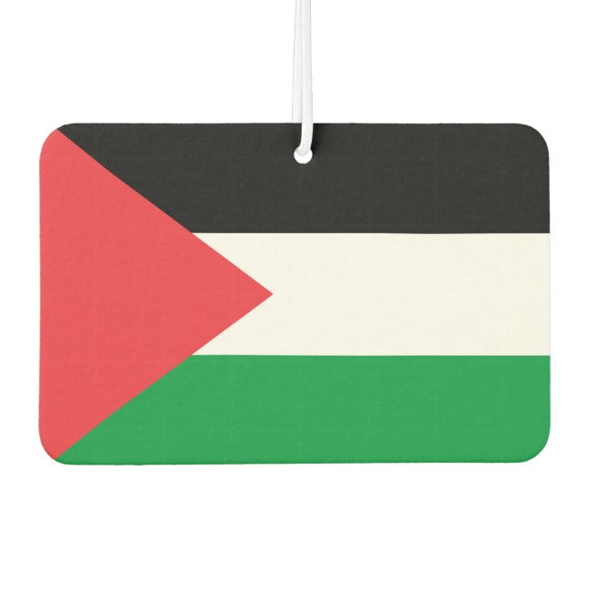 Ambientador Fresheneras al aire libre con bandera de Palestina (Anverso)