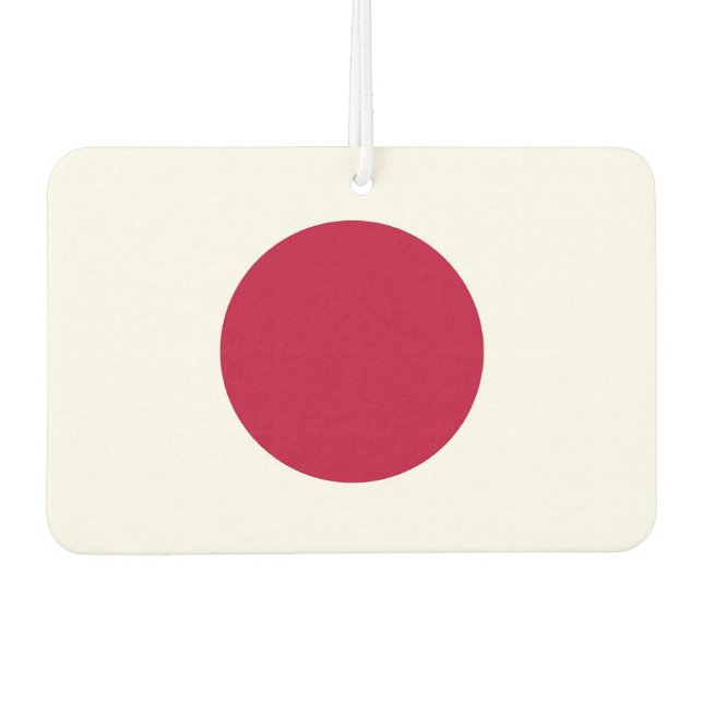 Ambientador Fresheneras de aire para coches con bandera de Jap (Anverso)
