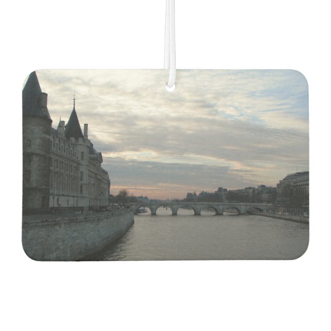 Ambientador Fresheners con atardecer en París (Anverso)