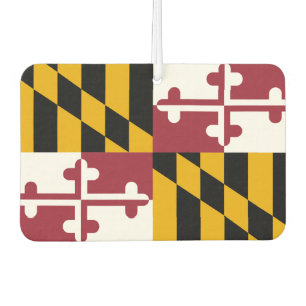 Ambientador Fresheners con bandera de Maryland, EE.UU.