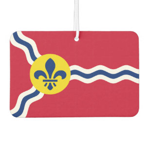Ambientador Fresheners con bandera de St. Louis, EE. UU.