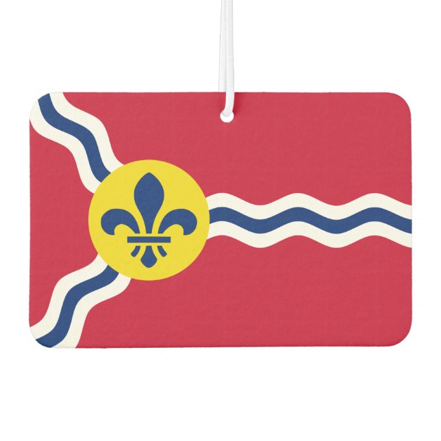 Ambientador Fresheners con bandera de St. Louis, EE. UU. (Anverso)