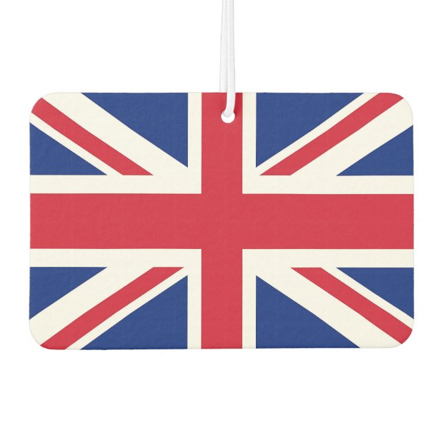Ambientador Fresheners con bandera del Reino Unido (Anverso)