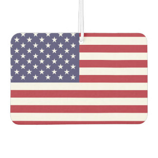 Ambientador Fresheners de aire del automóvil con bandera de lo