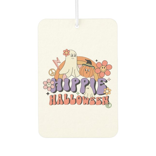 Ambientador Fun Halloween Designs Hippie Halloween Retro (Anverso)