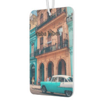 Fun personalizado Cuba Street Car Air Freshener