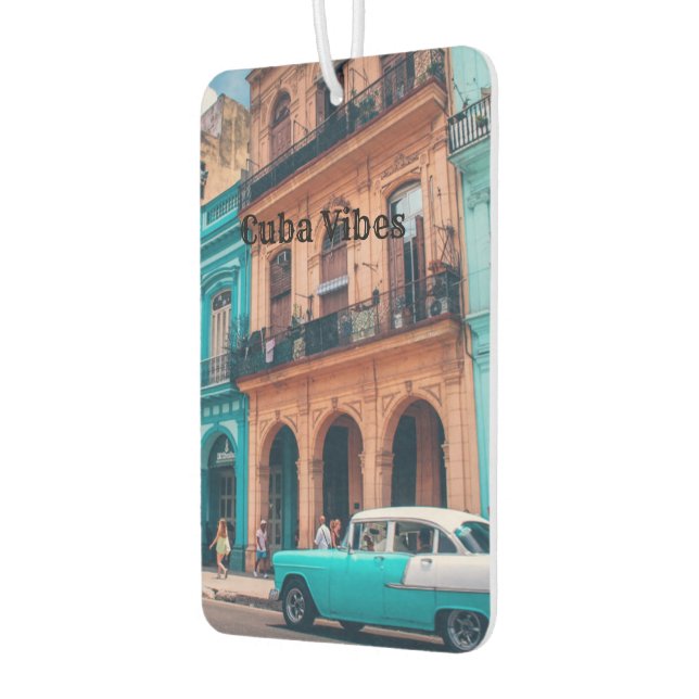 Ambientador Fun personalizado Cuba Street Car Air Freshener (Izquierda)