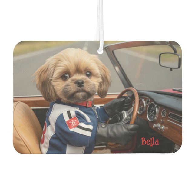 Ambientador Funny Dog Lover Gift Custom Air Freshener (Anverso)