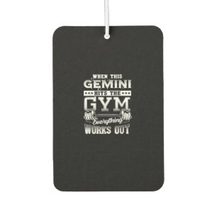 Ambientador Funny Gemini Gym Workout Design
