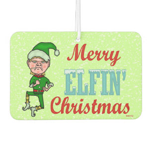 Ambientador Funny Merry Elfin Navidades Bah Humbug Holiday