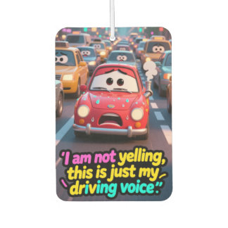 Ambientador Funny "My Driving Voice" Stressed Car Air Freshene