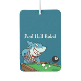 Ambientador Funny Pool Hall Rebel Billiards Theme Men's Car