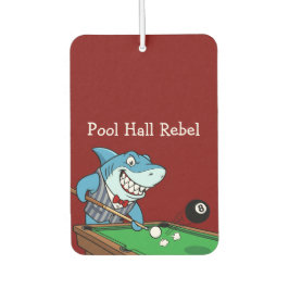 Ambientador Funny Pool Hall Rebel Billiards Theme Men's Car
