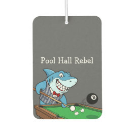 Ambientador Funny Pool Hall Rebel Billiards Theme Men's Car
