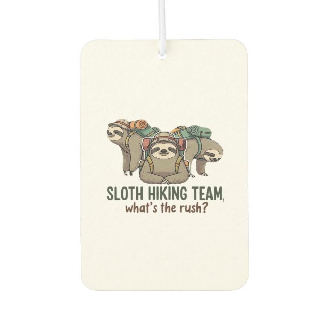 Ambientador Funny Sloth Hiking Classic T-Shirt_5 (Anverso)