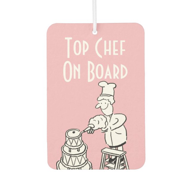 Ambientador Funny Top Chef Personalizado (Anverso)