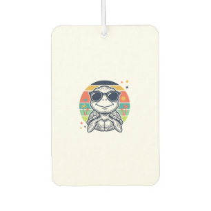 Ambientador Gafas de sol de tortuga tropical vintage Camiseta 