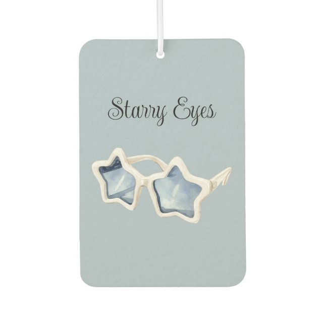 Ambientador Gafas de sol Estrella Azul Blanco (Anverso)