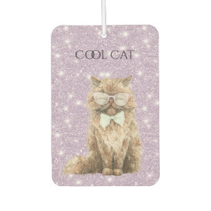 Ambientador Gafas Moradas de Brillo Cool Cat Marrón