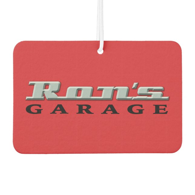 Ambientador Garaje de Ron: Ron Air Freshener (Anverso)