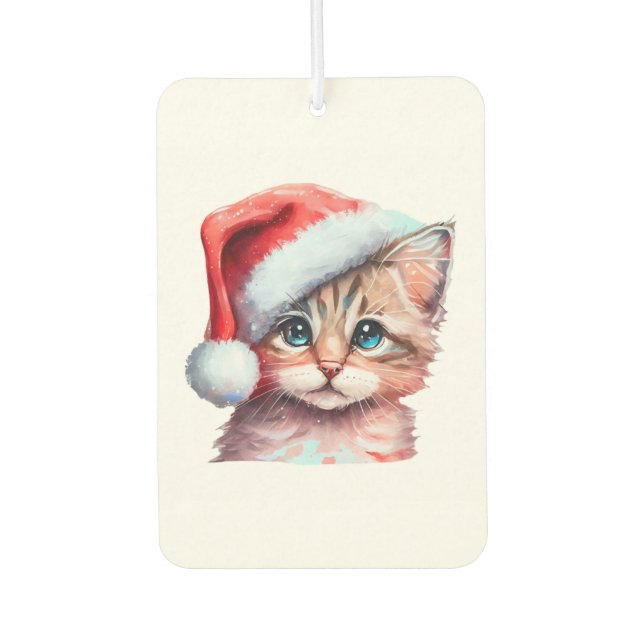 Ambientador Gatito de Navidad (Anverso)