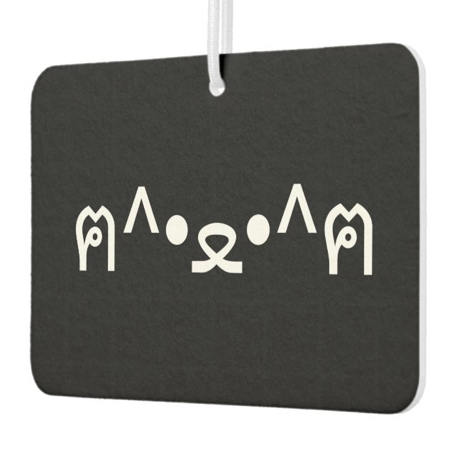 Ambientador Gato con patas ฅ^・・E^ฅ japonés Kaomoji Ai (Izquierda)