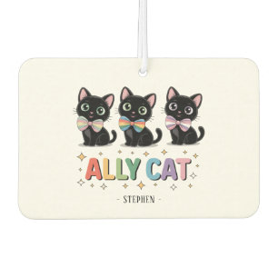 Ambientador Gato de Ally - Gato negro Orgullo LGBTQ