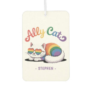 Ambientador Gato de Ally - Orgullo Gay Blanco (2)