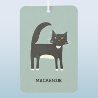 Gato de esmoquín negro y blanco personalizado
