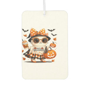 Ambientador Gato de Halloween lindo � Gatito bruja Kawaii con 
