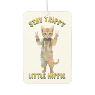 Ambientador Gato de rayas naranjas Boho Permanece Trippy peque