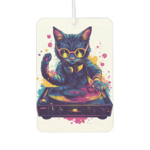 Ambientador Gato DJ Funky � Fiesta Gatito Disco Retro