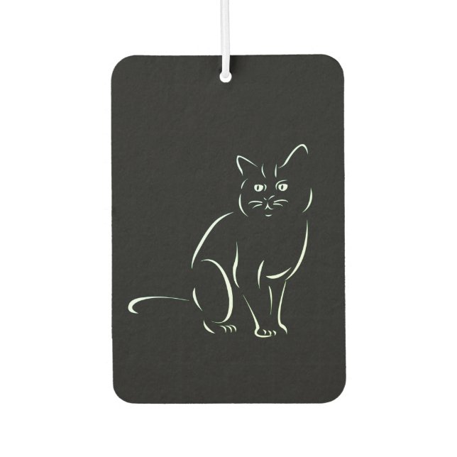 Ambientador Gato gatito blanco (Anverso)