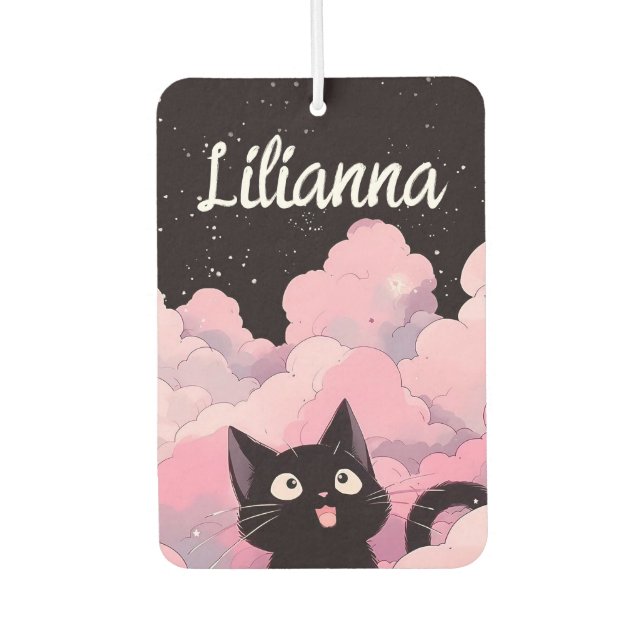 Ambientador Gato Kawaii personalizado (Anverso)