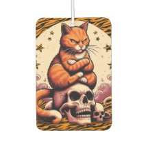 Gato Naranja Vengativo, Calaveras y Luna