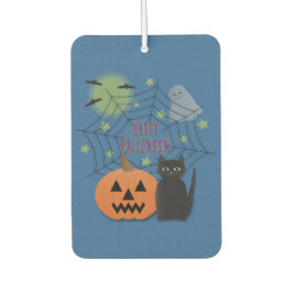 Ambientador Gato negro y calabaza no asusta Halloween