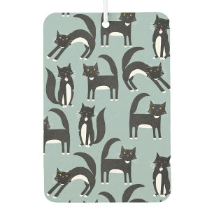 Ambientador Gatos de Tuxedo en blanco y negro