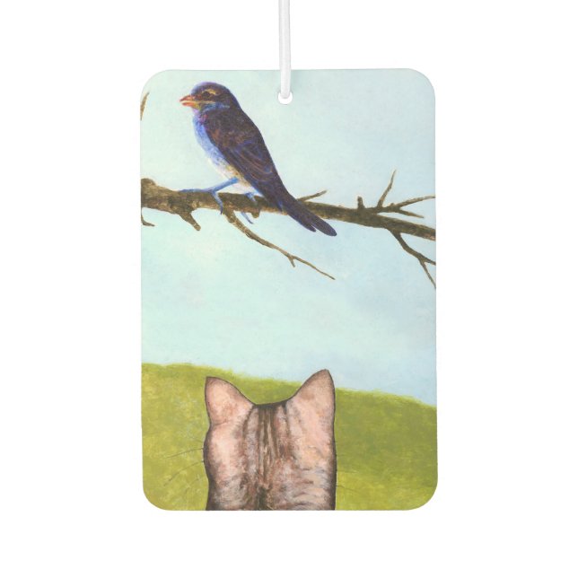Ambientador Gatos Tabby Hablan con Pájaros (Anverso)