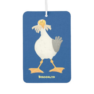 Ambientador Gaviota divertida con personalizado de patatas fri