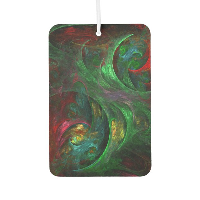 Ambientador Génesis Arte abstracto verde (Anverso)
