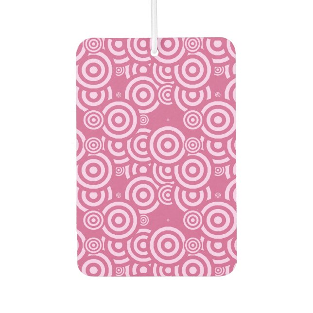 Ambientador geométrico rosa y blanco (Anverso)