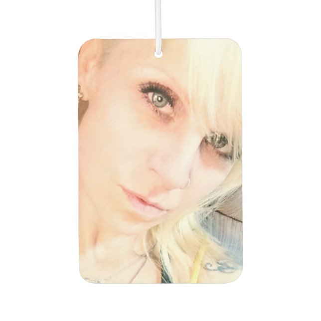 Ambientador Gidget Evans Air Freshener, auto nuevo (Anverso)