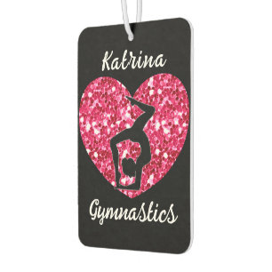 Ambientador Gimnasia Negro y Rosa Fucsia Personalizado