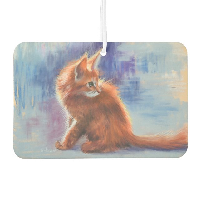 Ambientador Ginger Kitten en luz pastel (Anverso)