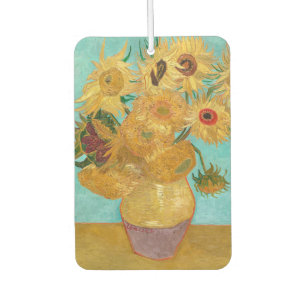 Ambientador Girasoles, pintura de naturaleza muerta postimpres
