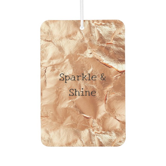 Ambientador Glam de oro Peach Rosa (Anverso)